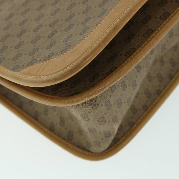 GUCCI Micro GG Canvas Web Sherry Line Shoulder Bag Beige 001 104 - Picture 11 of 16